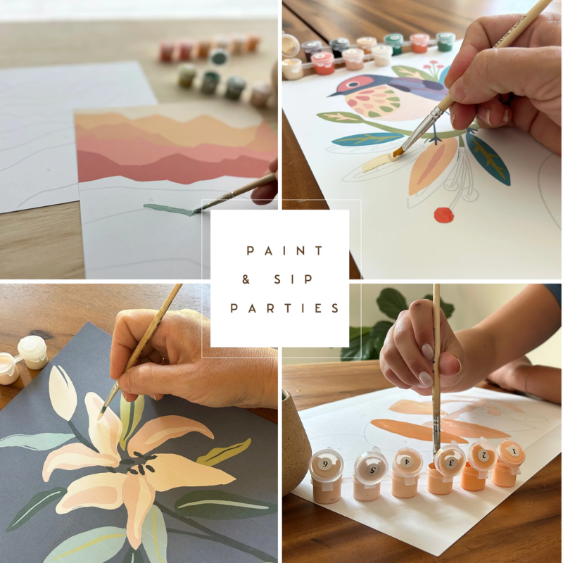 A Walk in Nature Paint by Number Kit + Magnetic Frame