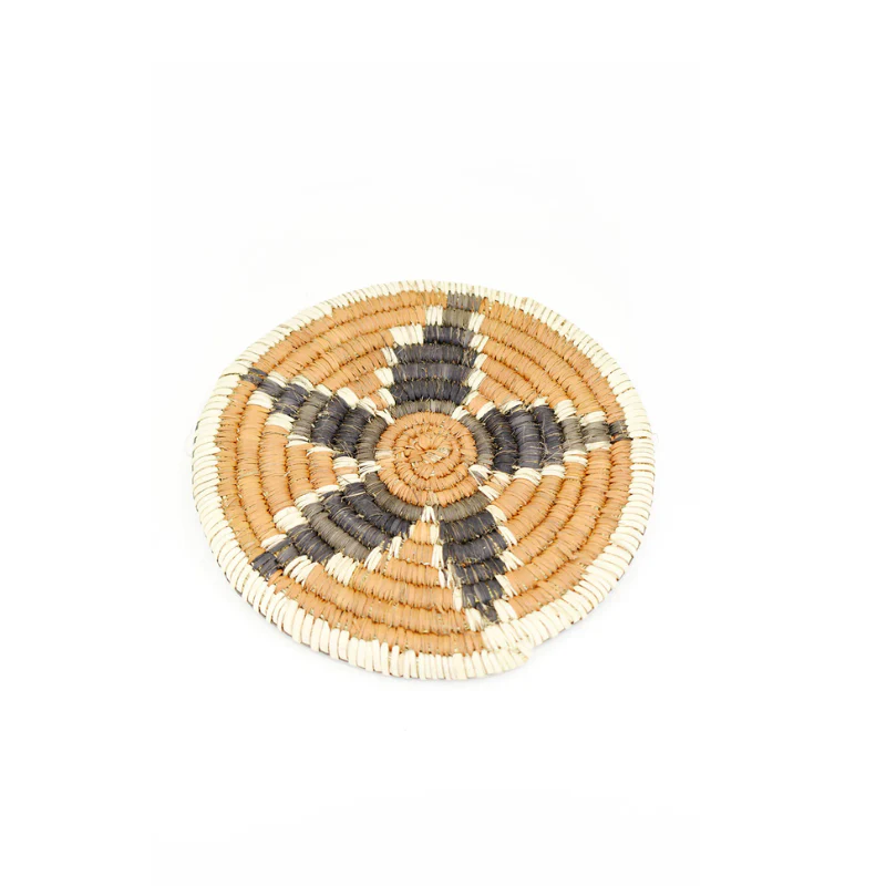 Handwoven Trivet | Natural Fiber Hot Pot Protector